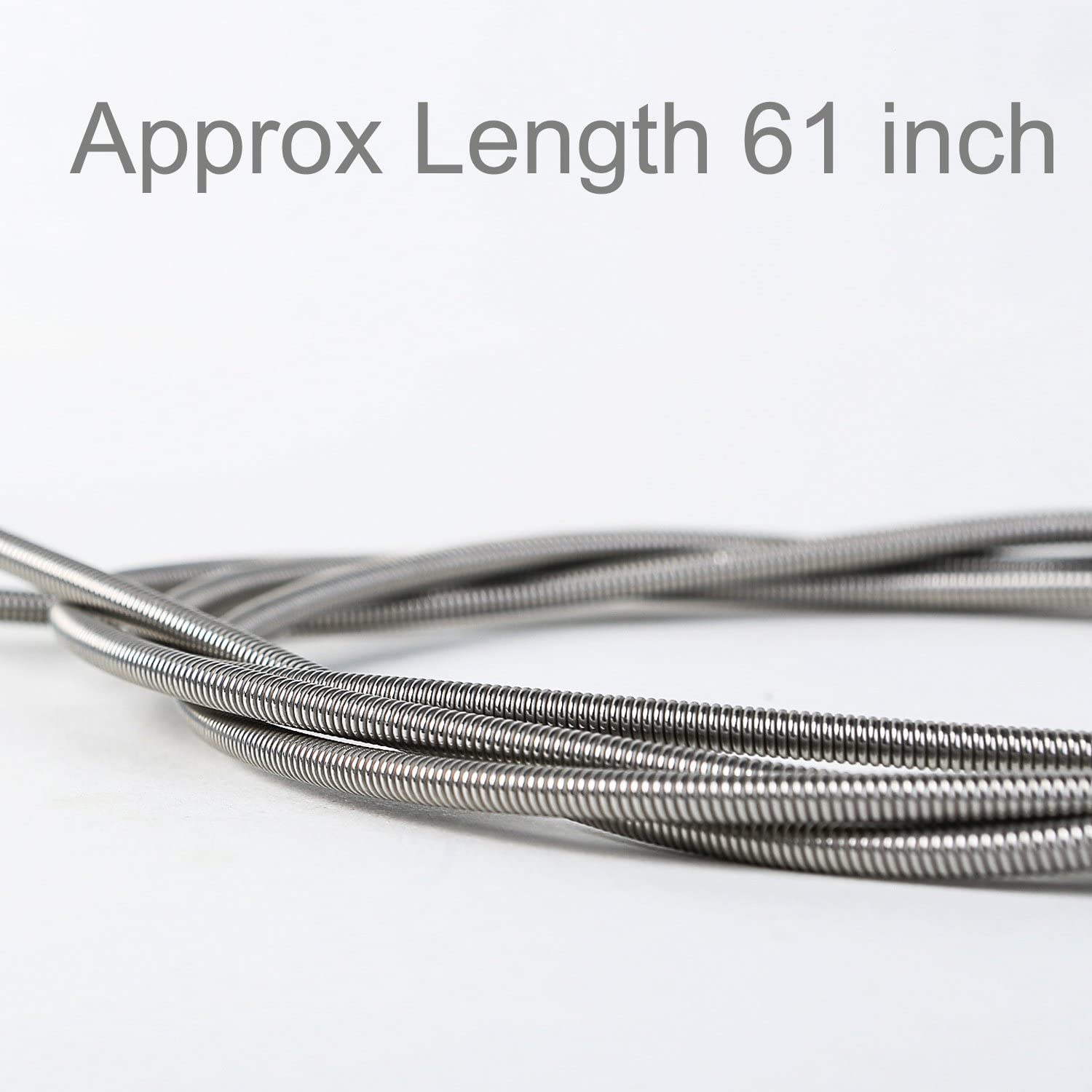 SLSON Long Tube Cleaning Brush Flexible Double Ended Bristles Hose Pipe Cleaner Stainless Steel Aquarium Filter Brush for Fish Tank or Home Kitchen,61 inch Length - Image 4