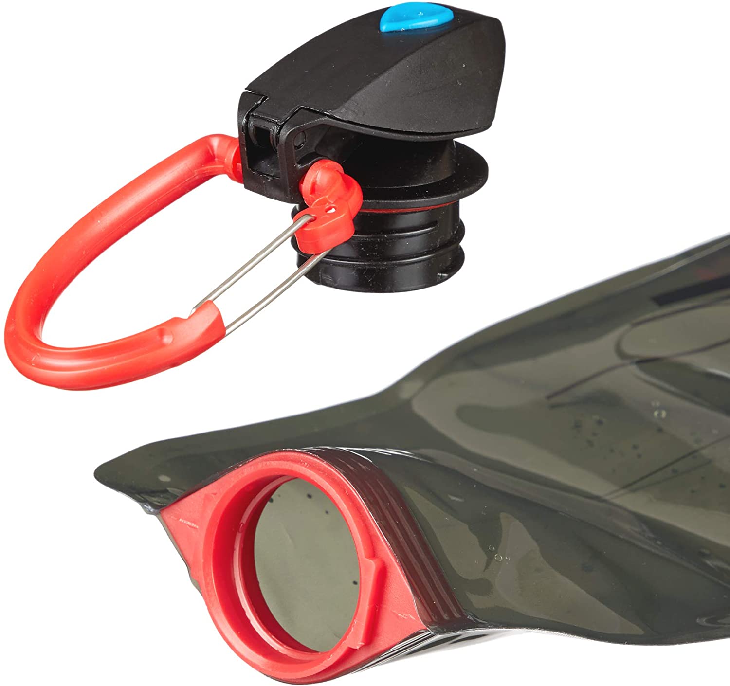 Scarlet Sport Compact Foldable Drinking Bottle (700 ml); Set of 4 Bottles; BPA-Free; Flexible, Rollable, Collapsible, Reusable - Image 2