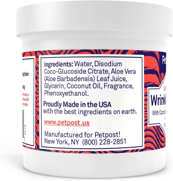 Petpost | Bulldog Wrinkle Wipes for Dogs - Cleans and Soothes Pug Wrinkles and Folds - 100 Ultra Soft Cotton Pads in Coconut Oil Solution (100 ct.) - Image 4
