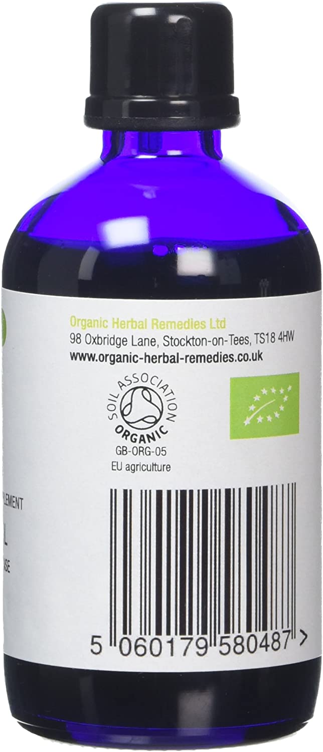 Organic Herbal Remedies 100ml Horsetail Tincture, Blue Bottle, 100 ml (Pack of 1) - Image 2