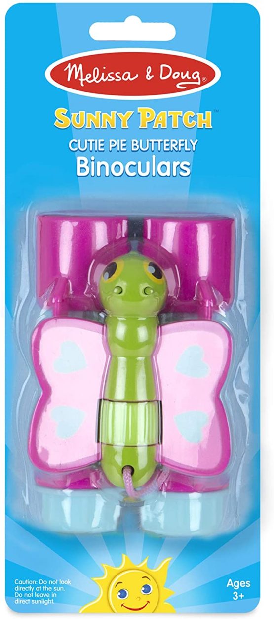 Melissa & Doug Sunny Patch Cutie Pie Butterfly Binoculars - Pretend Play Toy - Image 3