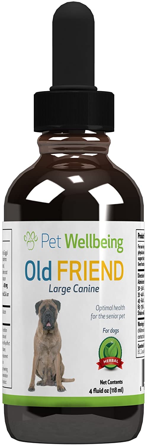 Pet Wellbeing Old Friend for Senior Dogs & Cats, Supports Immune System Health, Joint Mobility, Healthy Energy Levels