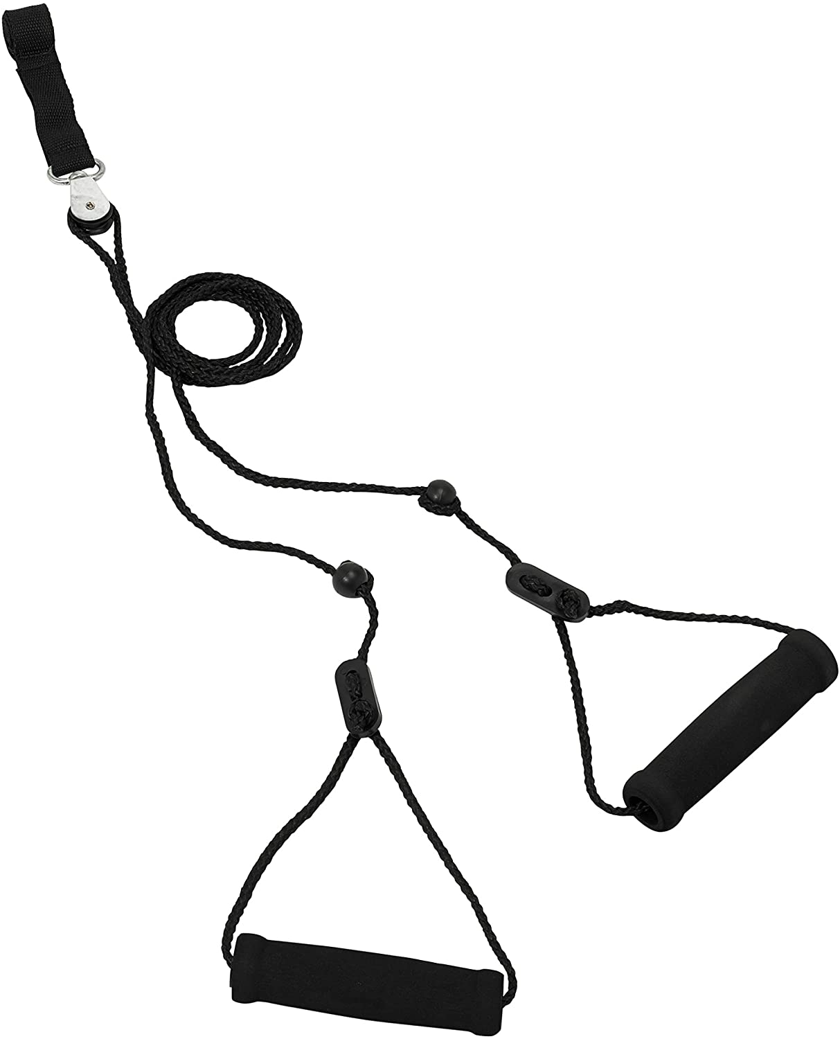Rolyan Reach 'N Range Pulley, Webbing Strap, Over Door Strap, At Home Independent Physical Therapy