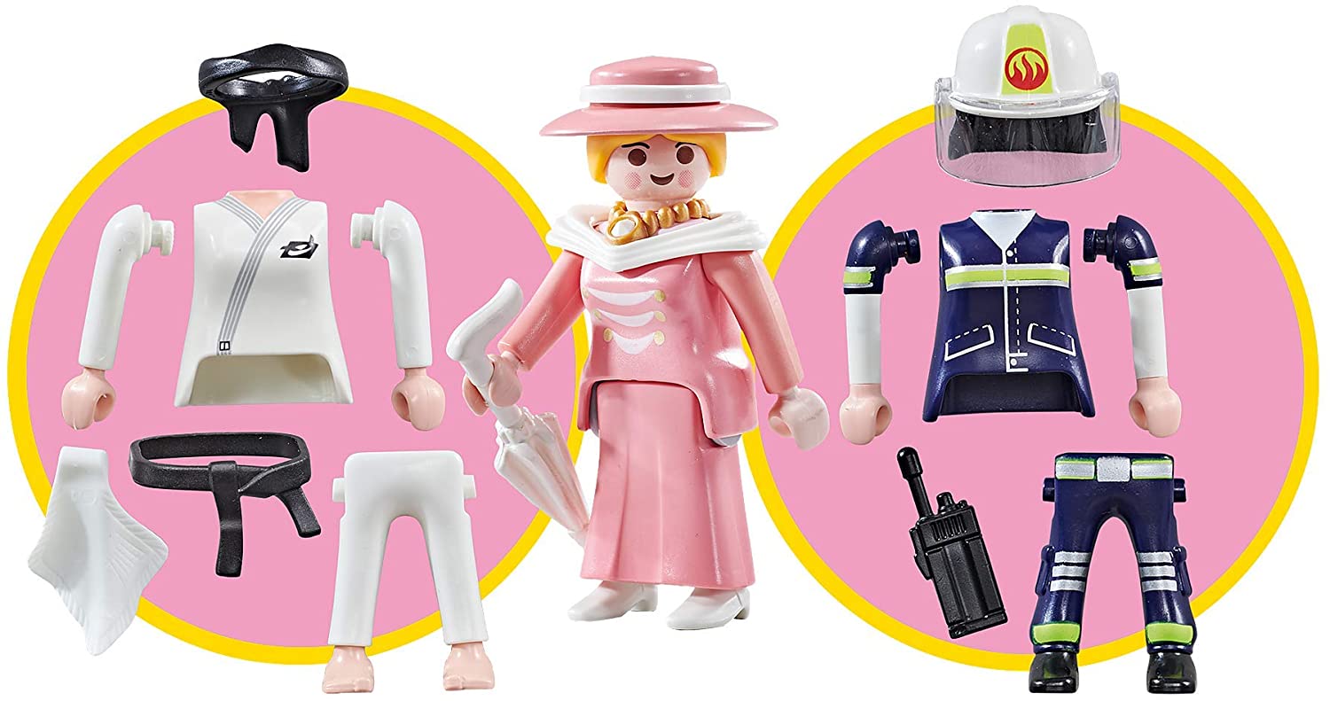 Playmobil 9855 girl (polybag), Pink, Piccolo