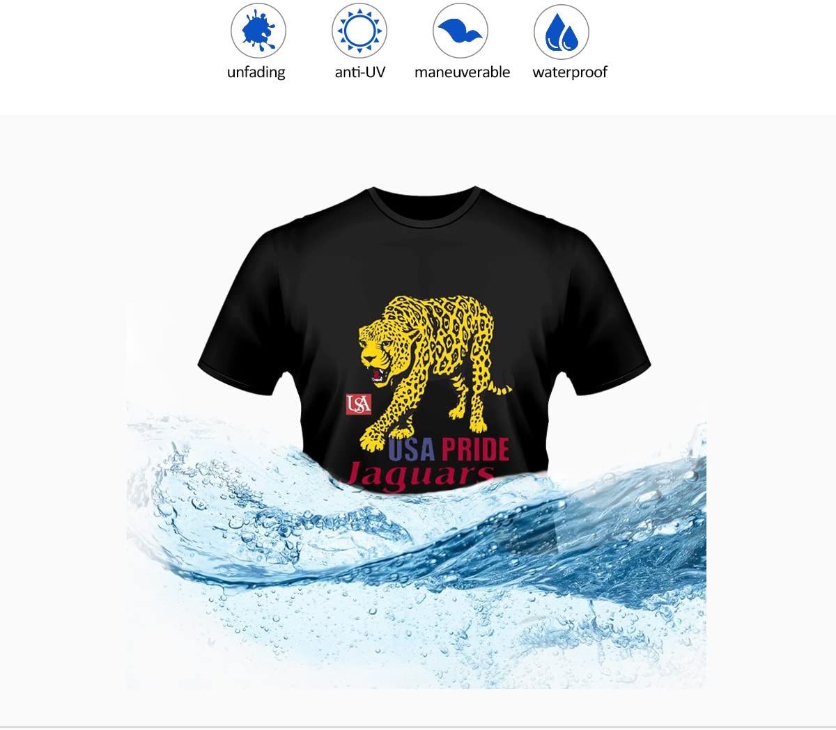 KOALA Premium Inkjet Iron On T Shirt Transfer Paper for Black and Dark Fabrics x 10 Sheets, A4. Vivid, Long-Lasting Images. Easy to Use - Image 3