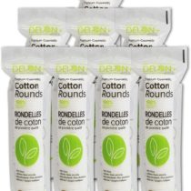 DELON+ Premium Cotton Rounds with Aloe Vera & B5 Provitamin - 100 Count