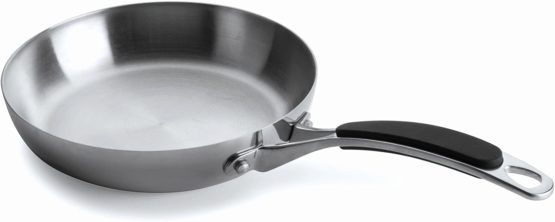 LACOR Tri-Metal Fry Pan, Stainless Steel, Silver, 24 cm