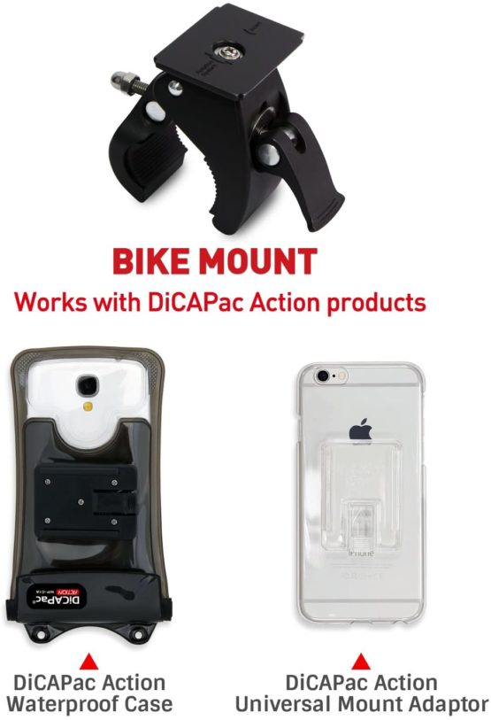 Dicapac Action DP-1B Bicycle Bracket - Mount your smartphone for biking - Image 3