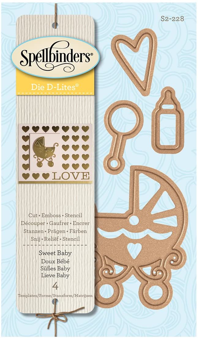 Spellbinders Spellbinders Shapeabilities Die D-Lites-Sweet Baby, Multicolor, 0.25 x 8.89 x 17.14 cm - Image 4