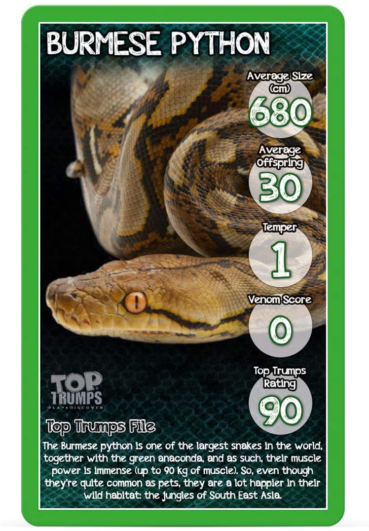 Top Trumps - Snakes - Classics, Multicolor - Image 4