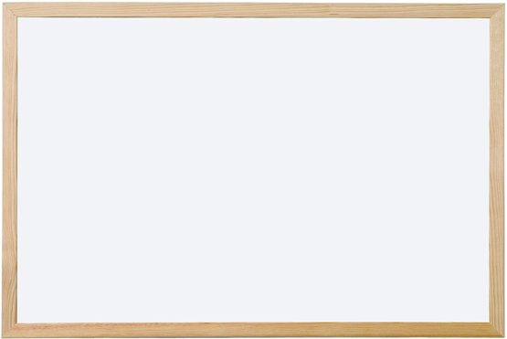 Q-Connect Wooden Frame 400 x 600 mm Whiteboard - Image 2