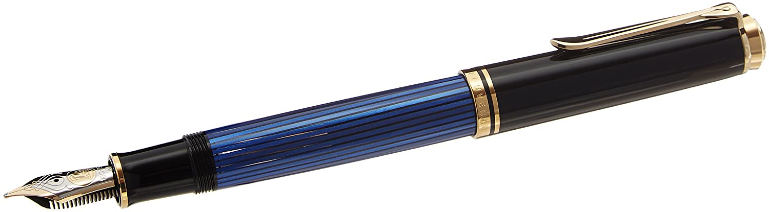 Pelikan Luxury Souveran M800 Fountain Pen - Black/Blue