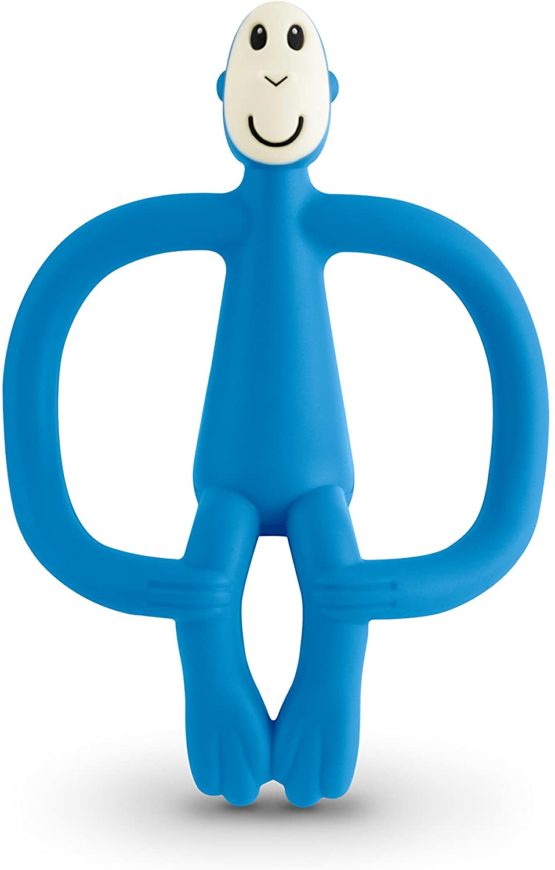 Matchstick Monkey Teething Toy, Blue