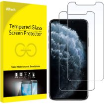 JETech Screen Protector for iPhone 11 Pro Max and iPhone Xs Max 6.5-Inch, Tempered Glass Film, 2-Pack