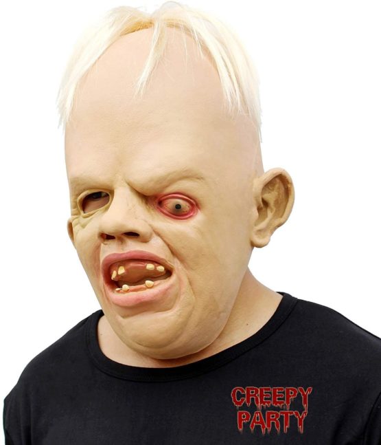 CreepyParty Scary Horror Latex Goonies Sloth Head Mask The Goonies 1980's for Halloween Costume Party Carnival Cosplay