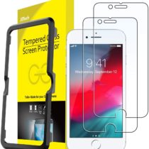 JETech Screen Protector for iPhone SE 2020, iPhone 8 iPhone 7 iPhone 6s iPhone 6 Tempered Glass Film, 2-Pack