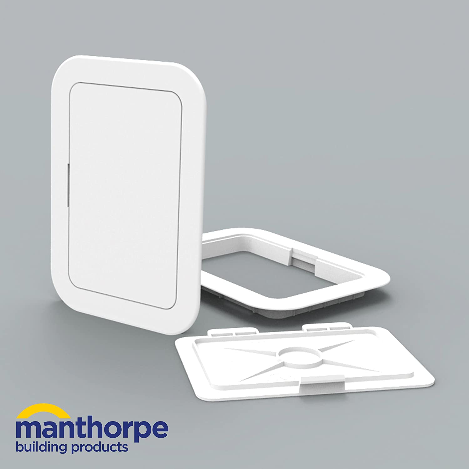 Manthorpe GL50 Access Panel Inspection Hatch White 100mm x 150mm Fuse Boxes, Switches, Controls, Stop Cocks, Valves, White - Image 2