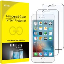 JETech Screen Protector for iPhone 6 and iPhone 6s Tempered Glass Film, 2-Pack