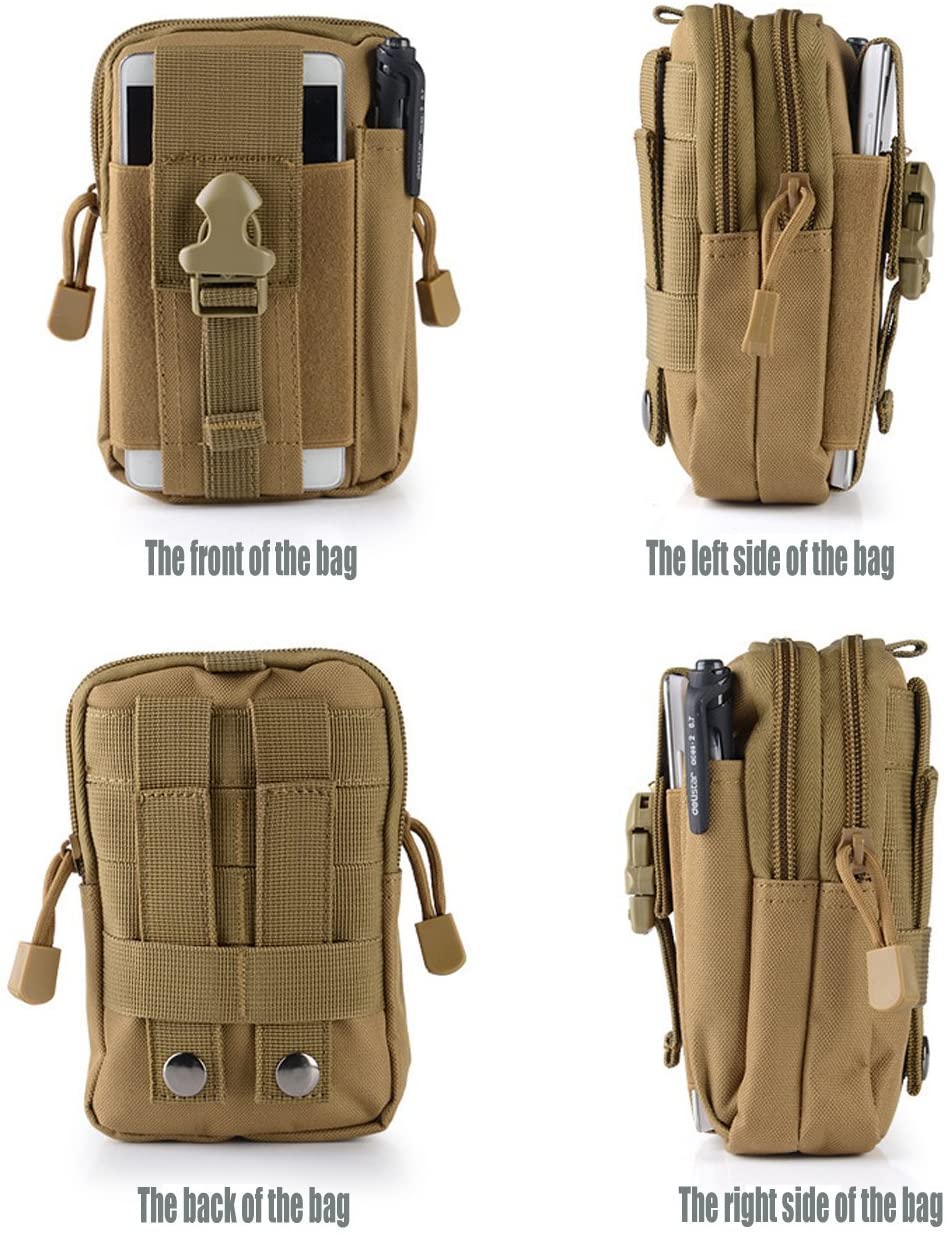 Abcsea 1 piece multifunction tactical molle edc pouch , poly tool holder - Image 3