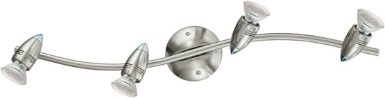 EGLO 92644 GU10-LED Satin Nickel, Chrome Spotlight MAGNUM-LED
