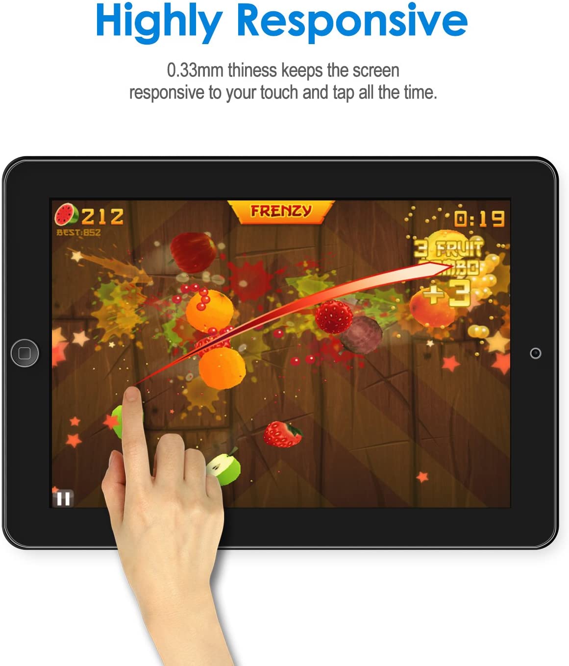 JETech Screen Protector for iPad 2 3 4 (Oldest Models), Not for iPad Air/Air 2, Tempered Glass Film, 1-Pack - Image 4