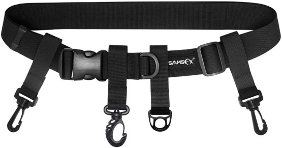 SAMSFX Adjustable Nylon Waist Belt Straps for Waterproof Carp Coarse Fishing Chest Waders Wellies