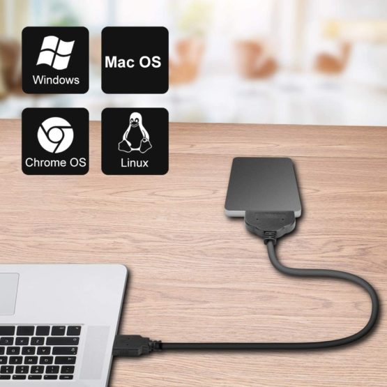 USB 3.0 to SATA Adapter for 2.5" HDD/SSD, BENFEI USB to SATA III Hard Driver Adapter - Image 2