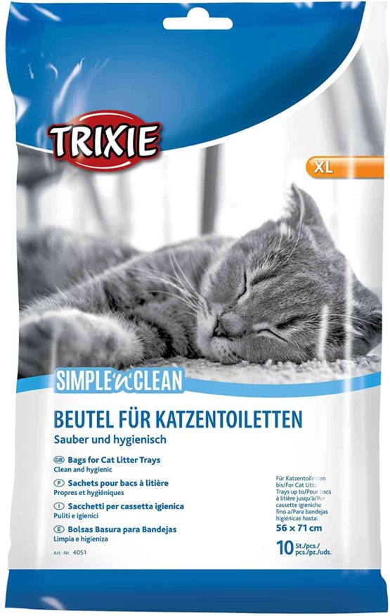 Trixie 10 Piece Cat Litter Tray Bags, X-Large