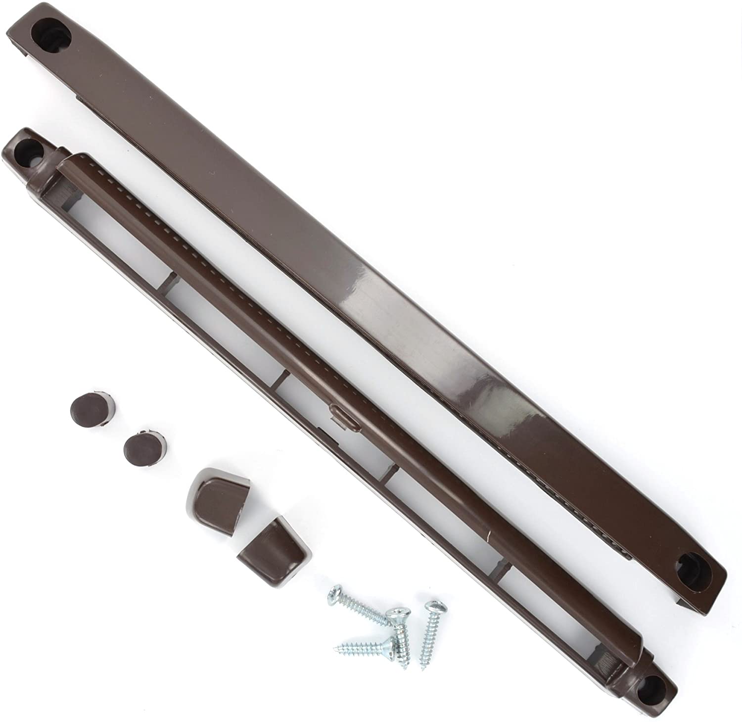 Merriway BH05604 Windows And Door Fully Adjustable Trickle Vent 410 mm (16 Inch) - Brown
