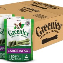 Greenies Daily Original Large Dog Treats (from 23 kg+) – The Smart Dental Treat – 3 x 170 g - 12 Chews