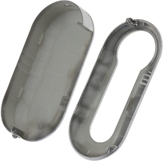 Silver Flip Car Remote Key Shell Cover Case Easy Set - Image 3