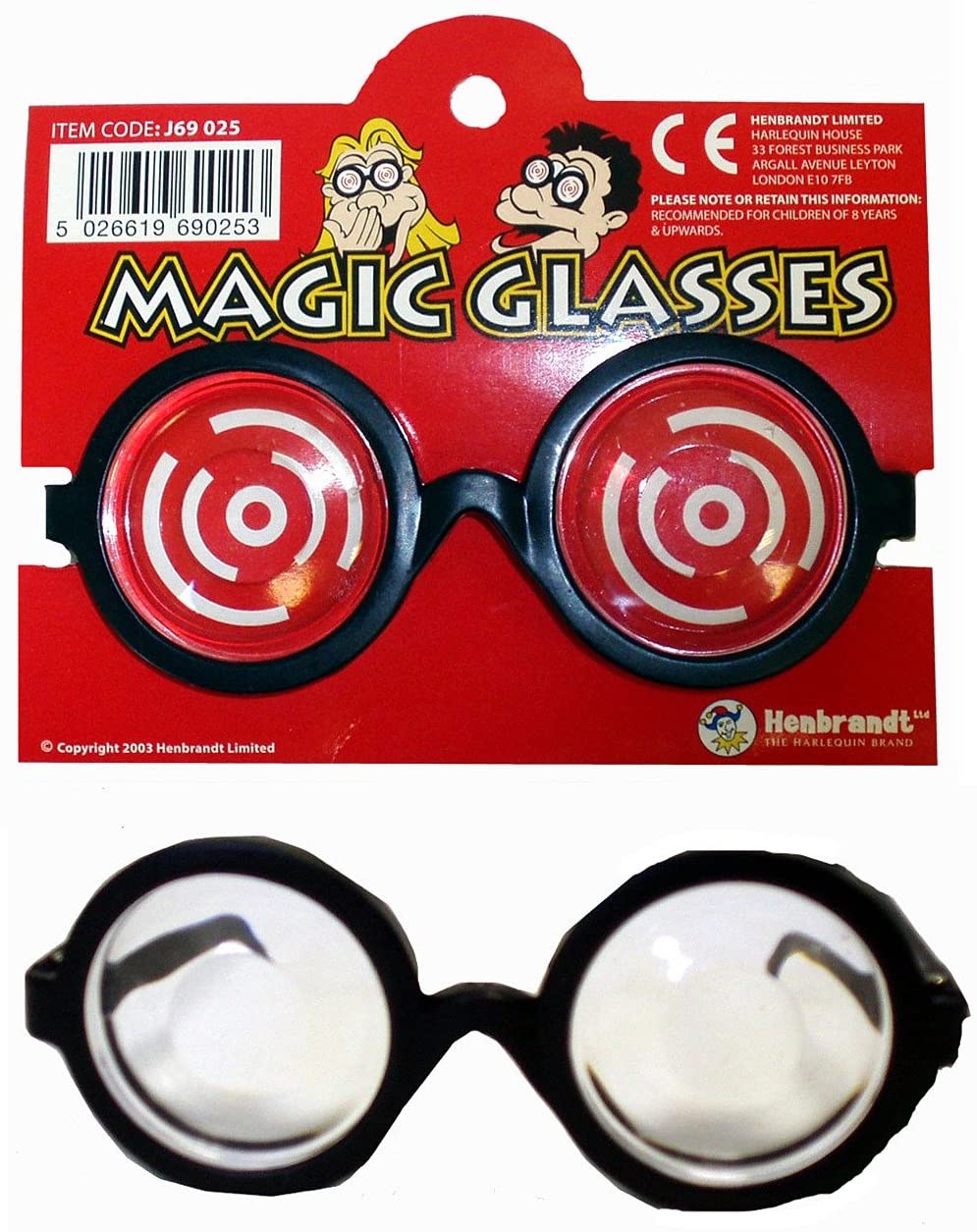 Nerd Specs Adult, Black