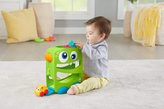Fisher-Price Monster Trucks Racing Ramp, Vehicle Playset for Baby - Image 2