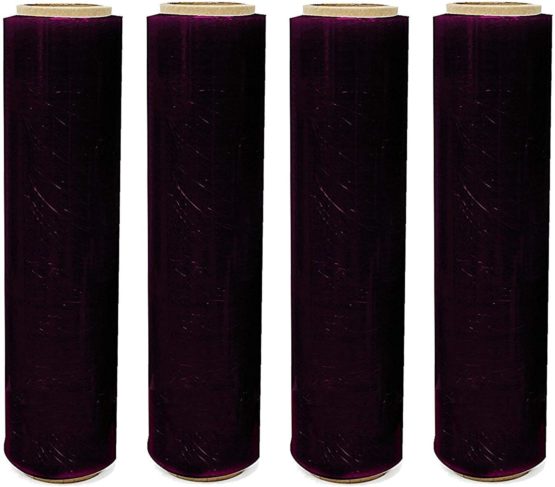 400mm X 250 Meter Rolls Black Pallet Stretch Shrink Wrap Parcel Packing Cling Film Pack of 1 - Image 2