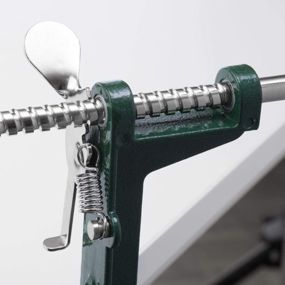 Westmark Apple Peeler/Cutter/Decorer With Screw Clamp For Table Mounting, 31 X 5.3 X 21 cm, Stainless Steel/Aluminium, Apfeltraum, Green/Silver, 11432260 - Image 4
