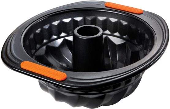 LE CREUSET 941024220 Toughened Non-Stick Bakeware Gugelhupf form, 26 cm, Black