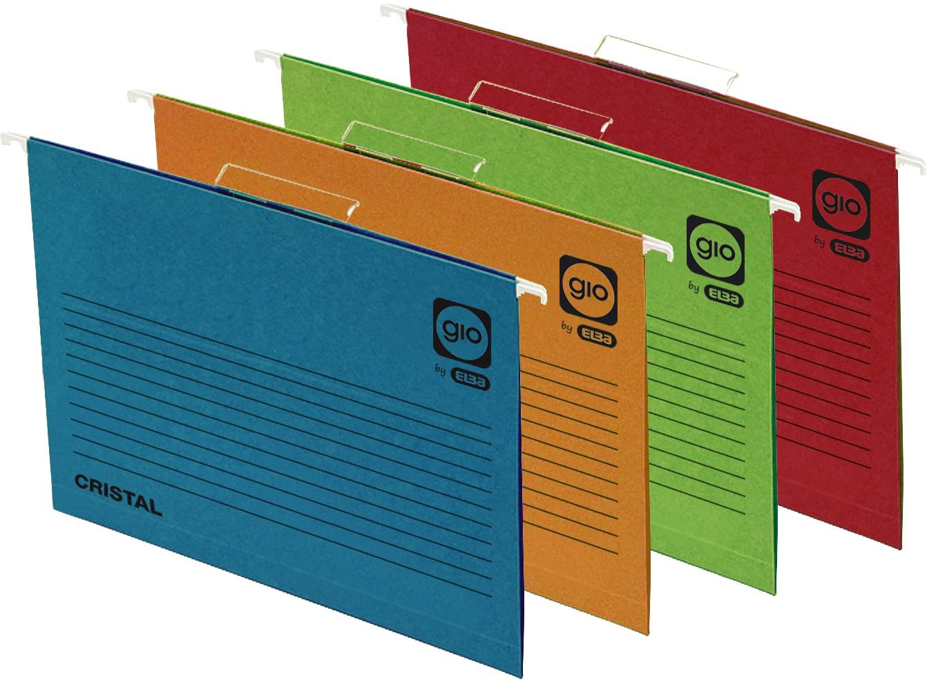 Ybarra 400021954 - Box of 25 Suspension Files V, Viewfinder Top, Folio, Spine, Blue, Units Contained: 1, Fº - Image 2