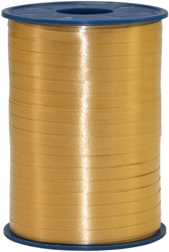 PRÄSENT Curling Ribbon, Gold, 5mm-500m