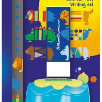 Pelikan 811217 Combino Starter Set with Learning Pencil, Eraser and Sharpener, Assorted Colours, 1 Set