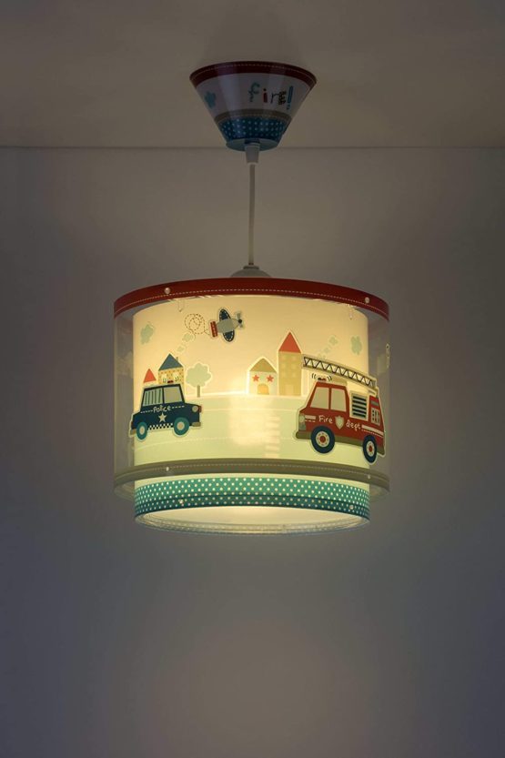 Dalber Hanging lamp Police, Blue, Red, White - Image 3