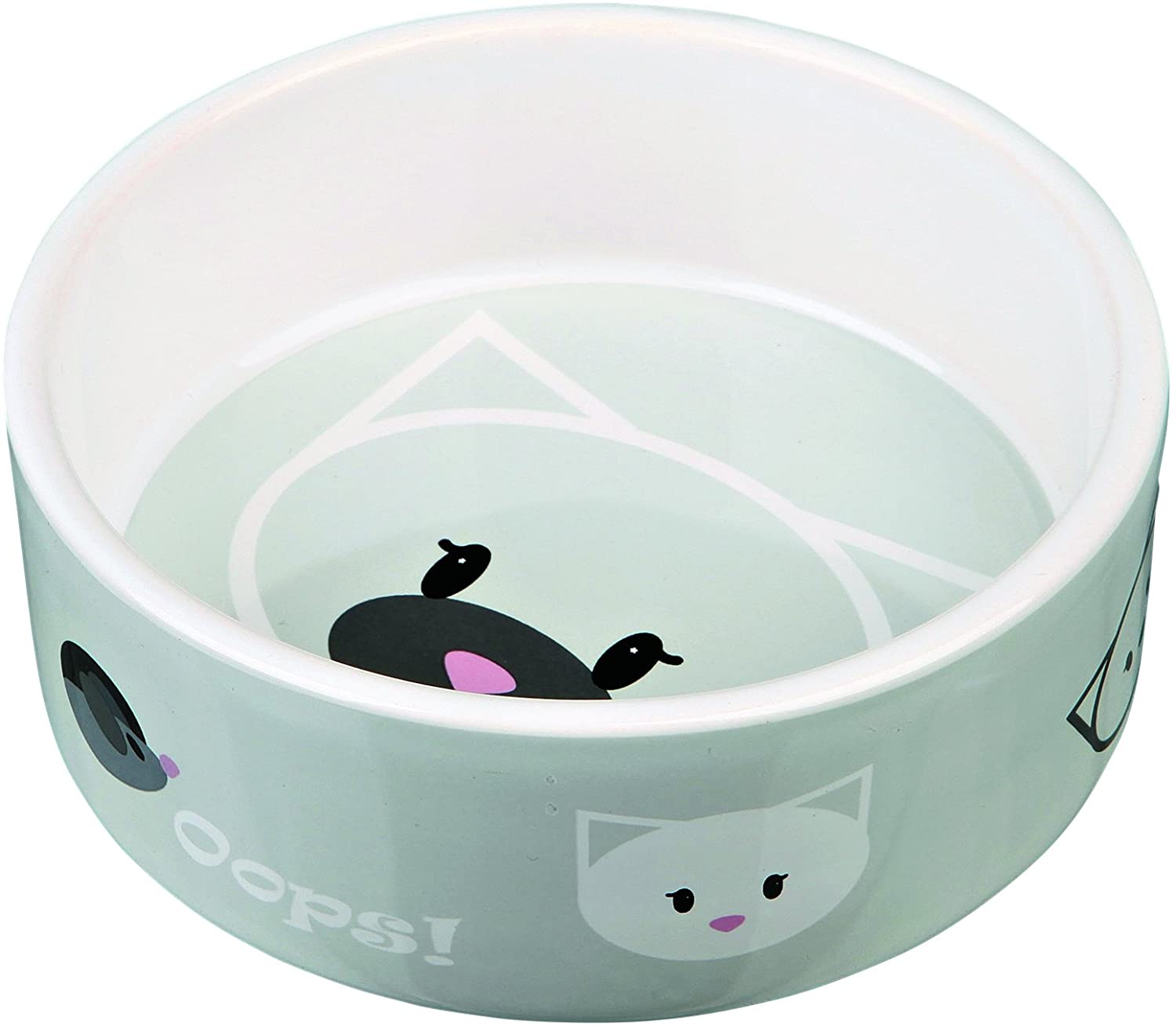 Trixie Mimi Ceramic Bowl for Cats 0.3 Litre, assorted colours, 0-3 Litre