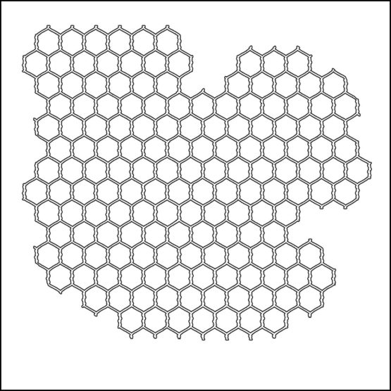Crafter's Workshop Template 6"X6"-Mini Chicken Wire