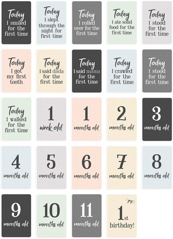 Miles and Moments Cards by Milestone - Baby’s First Year Keepsake Moments - Image 3
