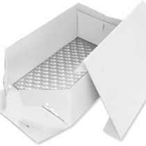 PME BCO896 Oblong Cake Card & Cake Box 17 x 13-Inch / 43 x 33 cm, White