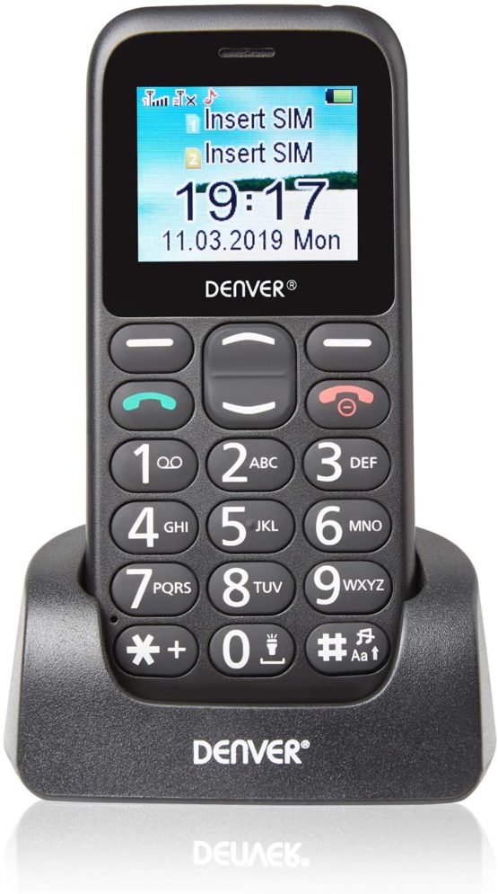 Denver GSP110 MK2 Big Button Mobile Phone For The Elderly Unlocked