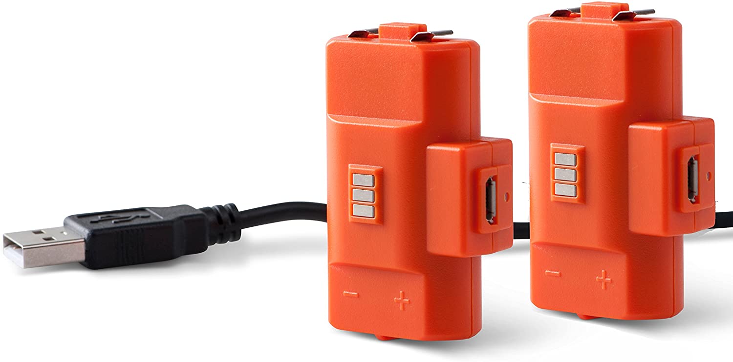 PowerA Play and Charge Kit Plus - Microsoft Officially Licensed for Xbox One/Xbox One S/Xbox One X (Standard and Elite Compatible)