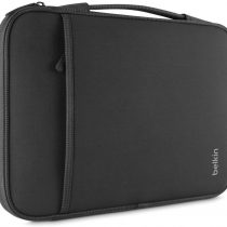 Belkin Slim Protective Sleeve with Carry Handle and Zipped Storage for Chromebooks, Netbooks and Laptops Upto 11 inch - Black
