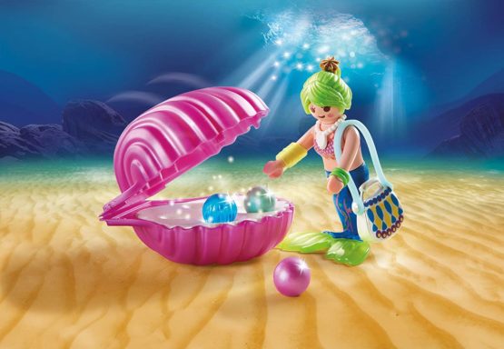 Playmobil 70096 Magic Mermaids Beauty Salon with Pearl Case, Multicoloured, 24.8 x 7.0 x 14.2cm - Image 4