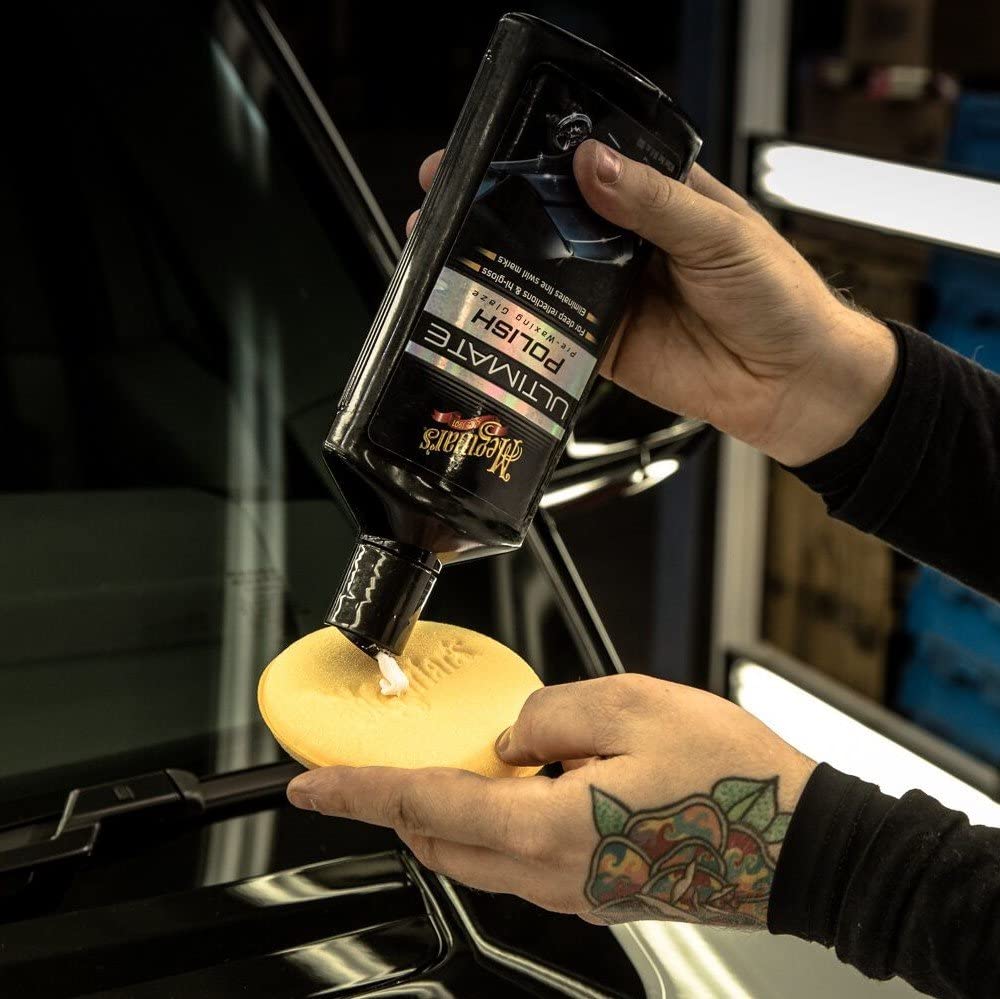 Meguiar's Ultimate Car Polish Pre-Waxing Glaze 473ml - For Deep Reflections and Maximum Gloss - G19216EU - Image 3