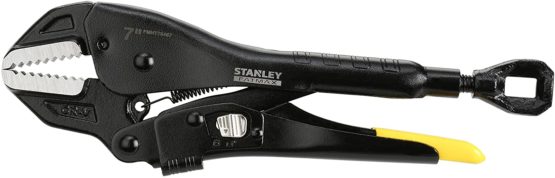 STANLEY FMHT0-75467 180 mm Fatmax Locking Mole Grip Straight Jaw Pliers - Black